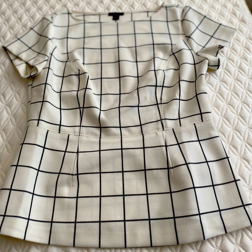 Ann Taylor Peplum Top 2 Petite